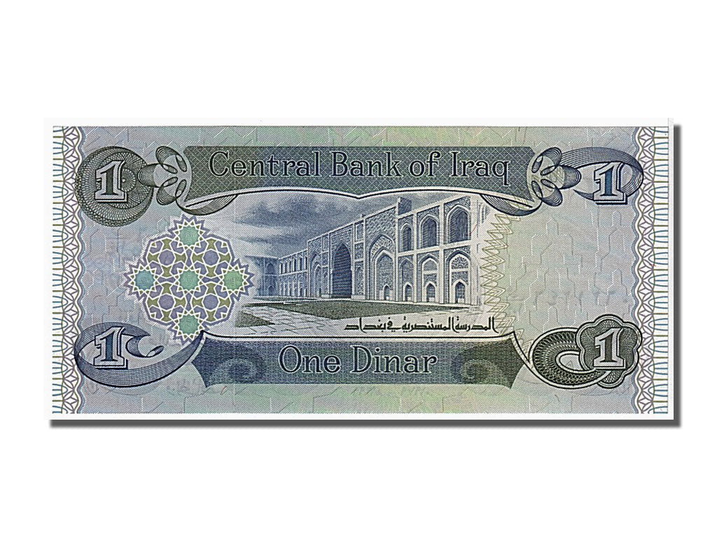 Billete, 1 Dinar, 1992, Iraq, UNC