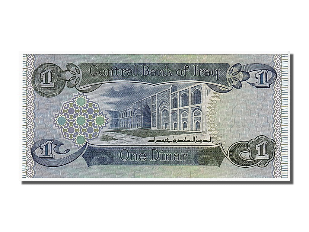 Banconote, Iraq, 1 Dinar, 1992, FDS