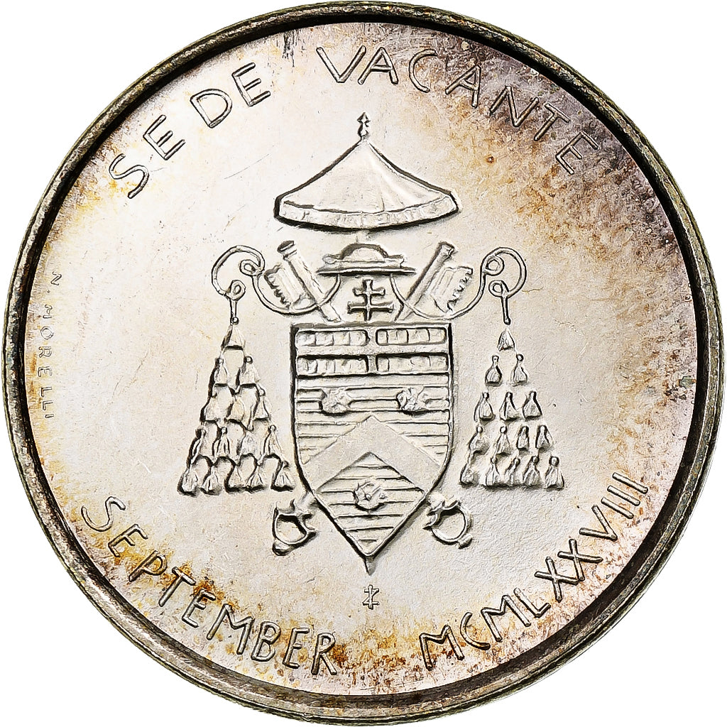 CITTÀ DEL VATICANO, Sede Vacante, 500 Lire, 1978, Rome, Argento, FDC, KM:141