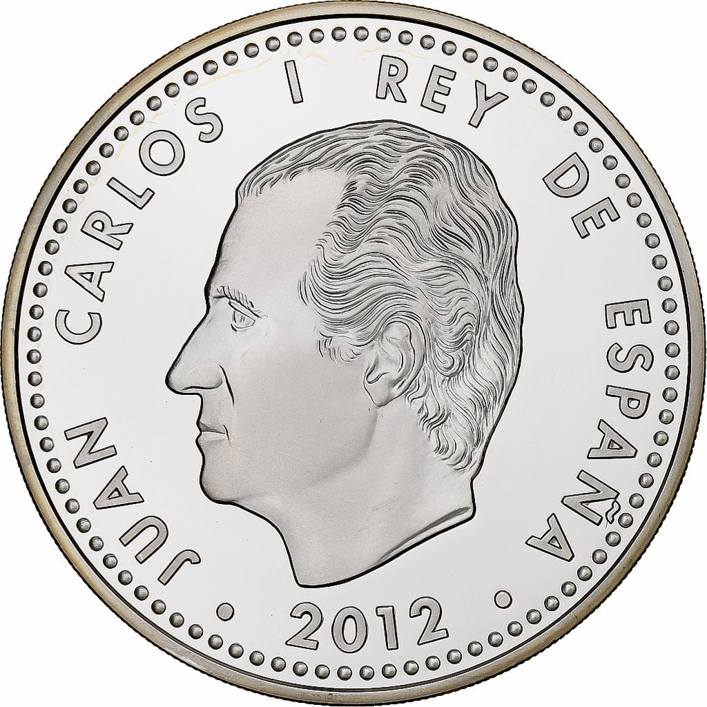 Hiszpania, Juan Carlos I, 10 Euro, 10éme Anniversaire de l'Euro, Proof, 2012