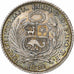 Pérou, SOUTH PERU, 1/2 Dinero, 1892, Lima, Argent, SUP, KM:206.1