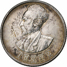 Éthiopie, Haile Selassie I, 50 Cents, Hamsa Santeem, 1936 (1944), Argent, TTB+