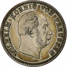 German States, PRUSSIA, Wilhelm I, 2-1/2 Silber Groschen, 1864, Berlin, Silver