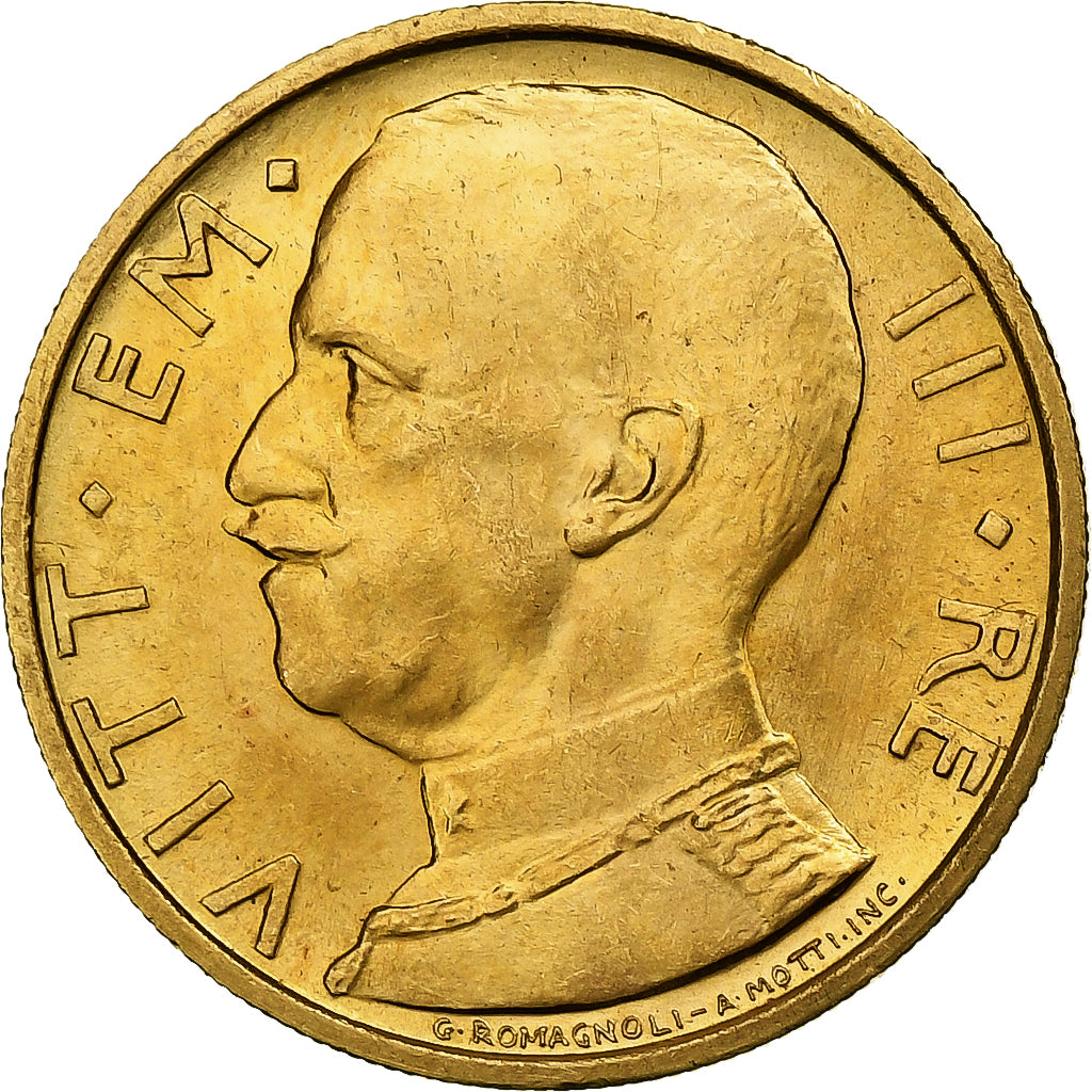 Italy, Vittorio Emanuele III, 50 Lire, 1931, Rome, Gold, MS(60-62), KM:71