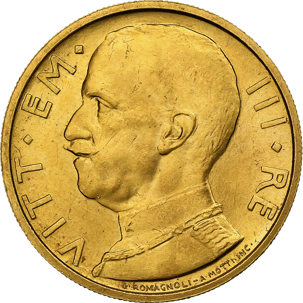 Italia, Vittorio Emanuele III, 50 Lire, 1931, Rome, Oro, SPL, KM:71