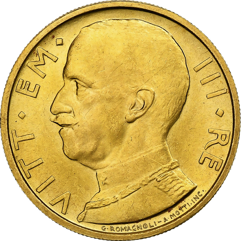 Italia, Vittorio Emanuele III, 50 Lire, 1931, Rome, Oro, SPL, KM:71