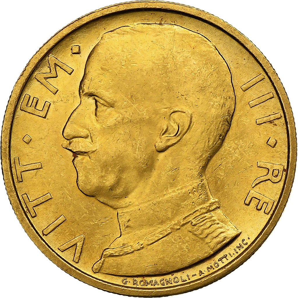 Italy, Vittorio Emanuele III, 50 Lire, 1931, Rome, Gold, MS(60-62), KM:71