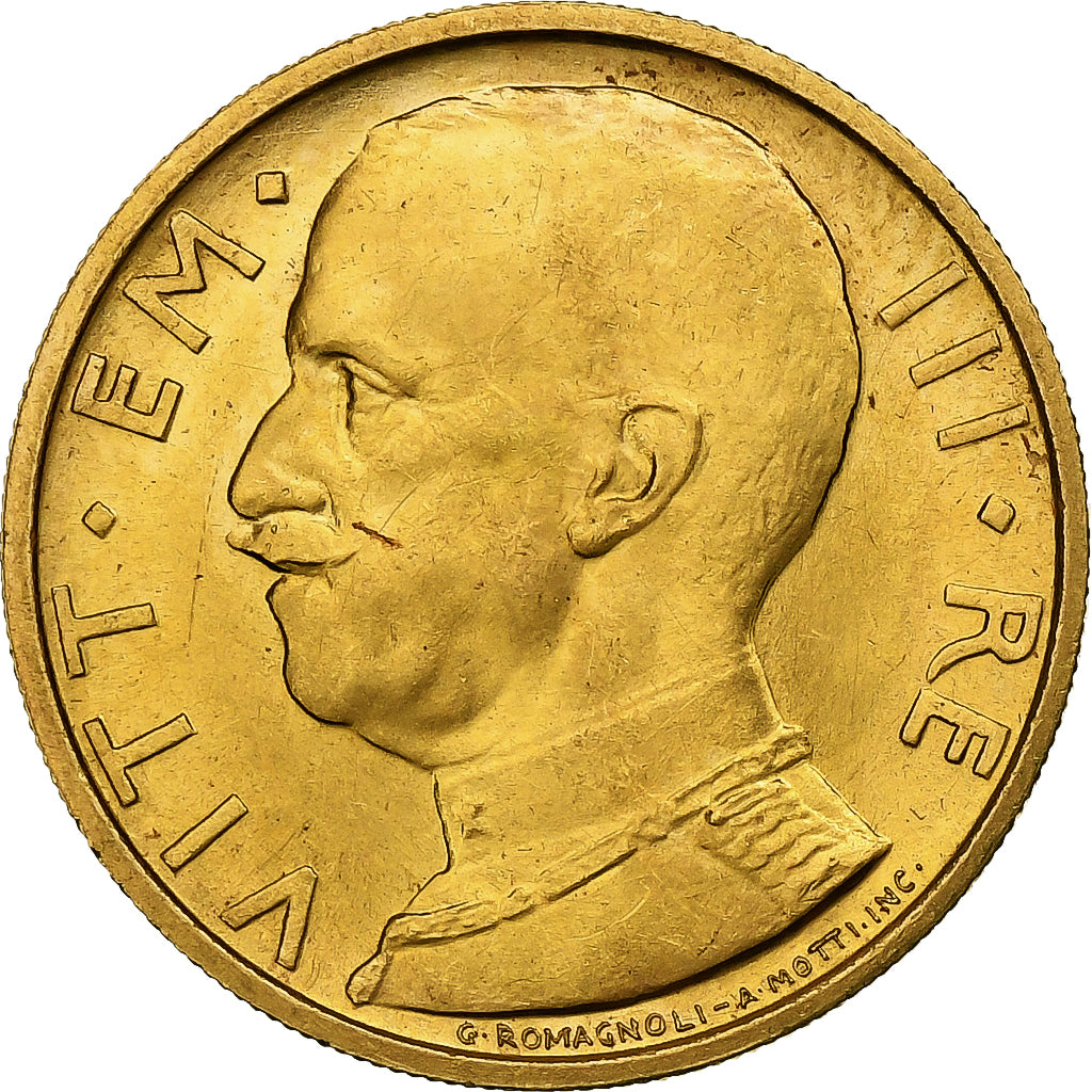 Italia, Vittorio Emanuele III, 50 Lire, 1931, Rome, Oro, SPL, KM:71