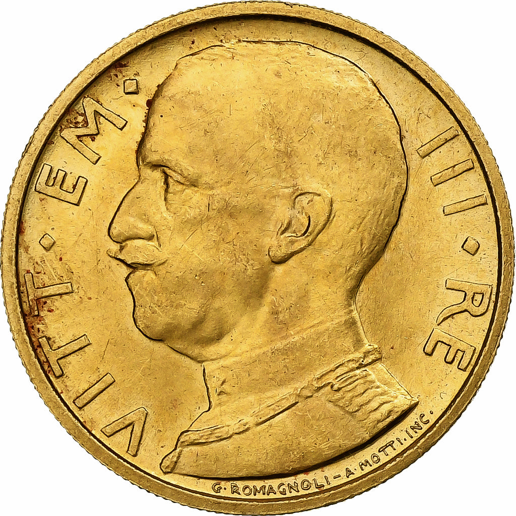 Italie, Vittorio Emanuele III, 50 Lire, 1931, Rome, Or, SUP+, KM:71