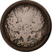 Russia, Nicholas II, 20 Kopeks, 1882, Saint Petersburg, Argento, MB, KM:22a.1