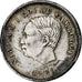 Camboja, Norodom I, 50 Centimes, 1860, Prata, EF(40-45), Lecompte:45