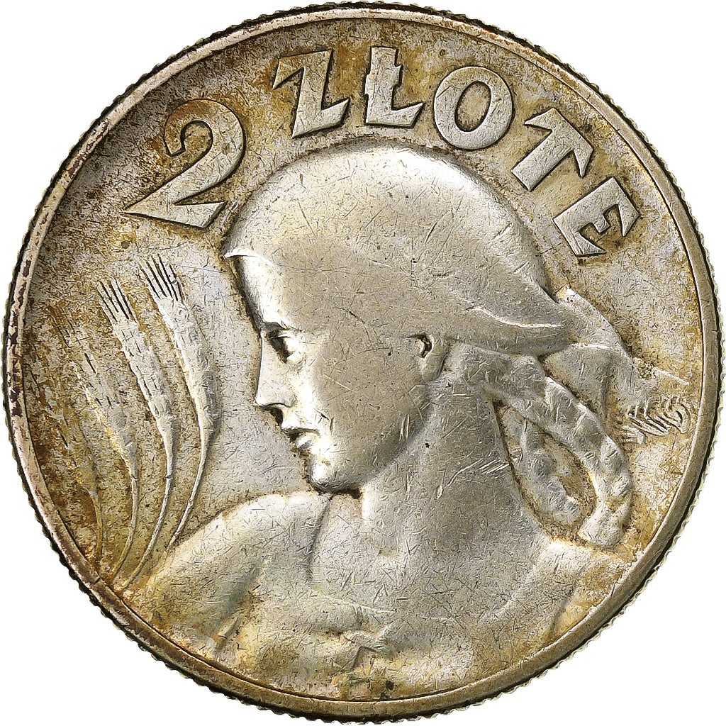 Poland, 2 Zlote, 1925, London, Silver, VF(30-35), KM:16