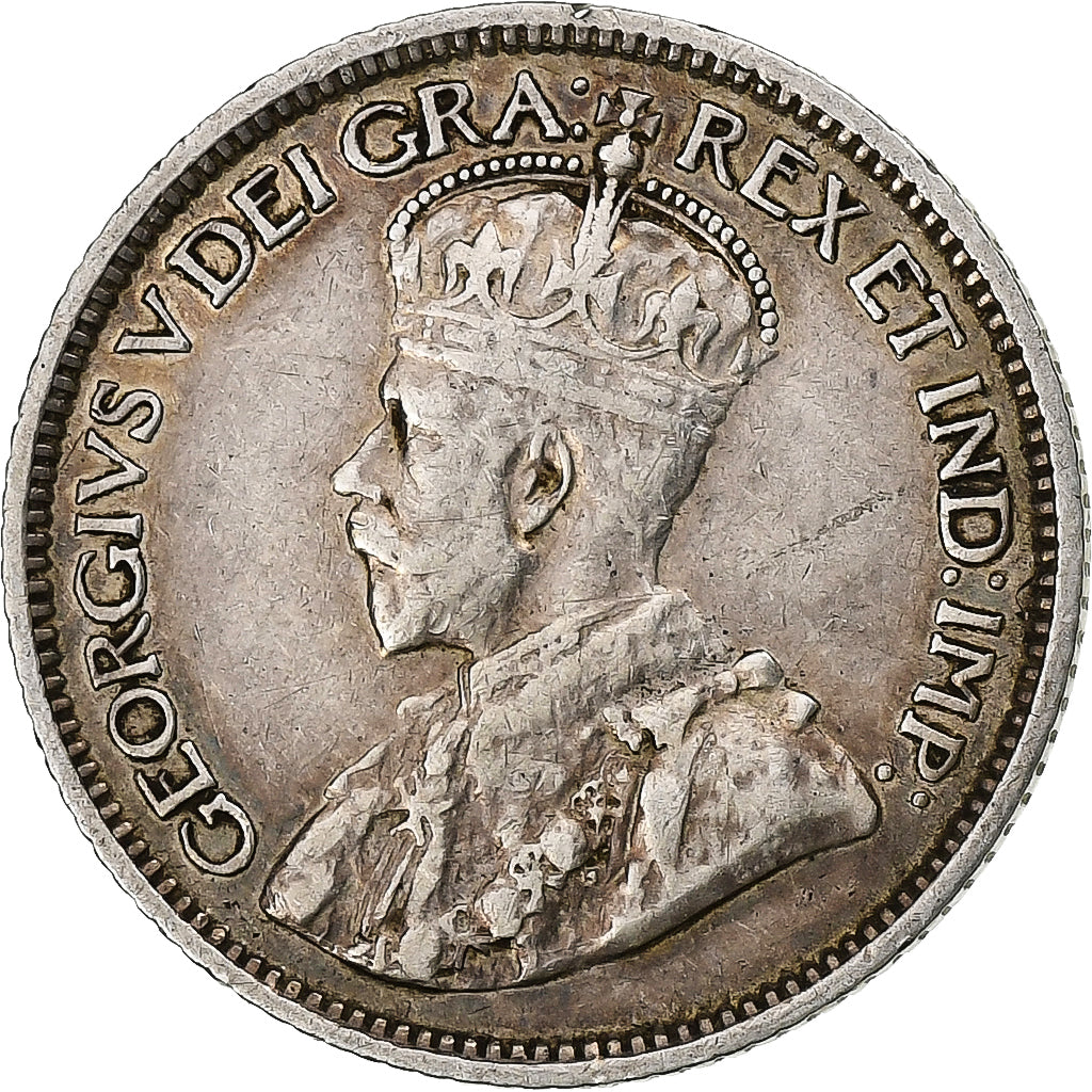 Canada, George V, 10 Cents, 1915, Royal Canadian Mint, Argent, TTB, KM:23