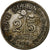 Ceylon, George V, 25 Cents, 1919, Silver, EF(40-45), KM:105a