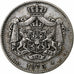Romania, Carol I, 2 Lei, 1873, Argento, MB+, KM:8