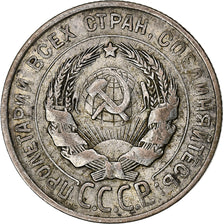 Rússia, 20 Kopeks, 1928, Prata, EF(40-45), KM:88