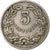 Luxemburgo, William IV, 5 Centimes, 1908, Cobre - níquel, MBC, KM:26