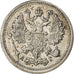 Russie, Nicholas II, 10 Kopeks, 1899, Saint-Pétersbourg, Argent, TTB, KM:20a.2