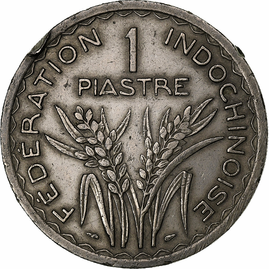 Indochine française, Piastre, 1947, Paris, Cupro-nickel, TTB, Lecompte:320