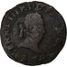 Francja, Henri III, Double Tournois, Rouen, Miedź, VF(20-25), CGKL:112