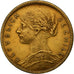 Chile, 20 Pesos, 1896, Santiago, Gold, AU(50-53), KM:158