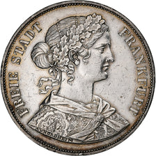 German States, FRANKFURT AM MAIN, 2 Thaler, 3-1/2 Gulden, 1861, Frankfurt