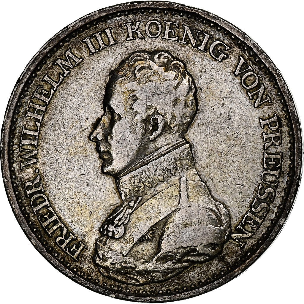 German States, PRUSSIA, Friedrich Wilhelm III, Thaler, 1818, Munich, Silver