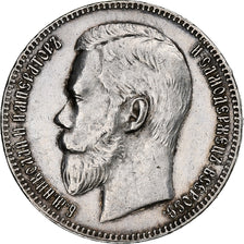 Russia, Nicholas II, Rouble, 1898, St. Petersburg, Silver, EF(40-45), KM:59.3