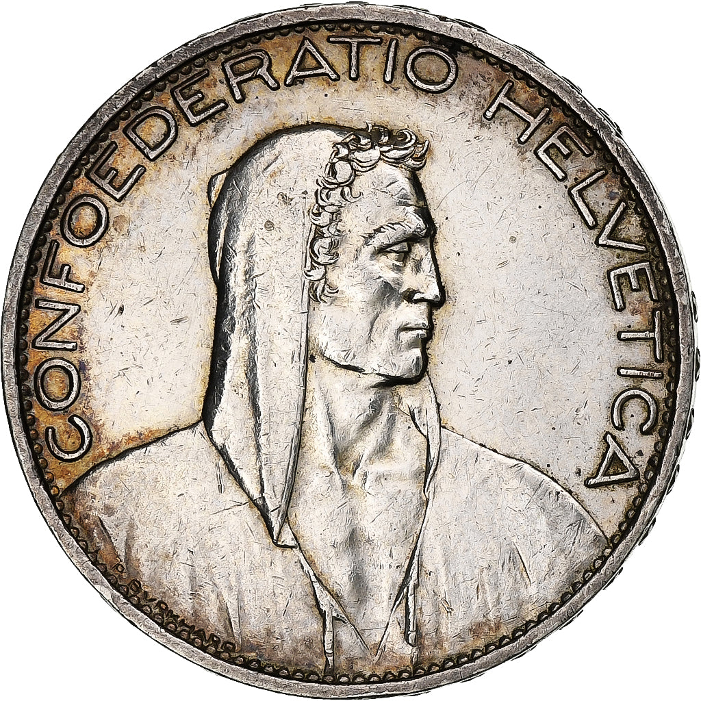 Schweiz, 5 Francs, 1925, Bern, Silber, SS, KM:38