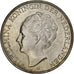 Curacao, Wilhelmina I, 2-1/2 Gulden, 1944, Denver, Silver, AU(55-58), KM:46
