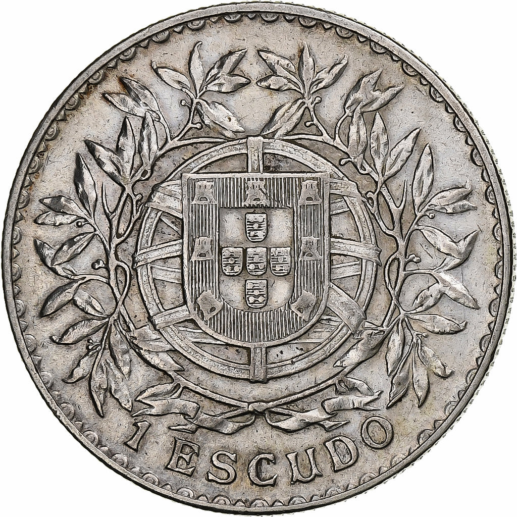 Portugal, Escudo, 1915, Silver, AU(50-53), KM:564