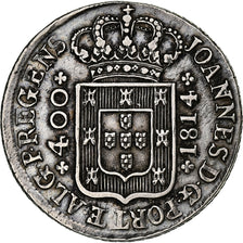 Portugal, Jo, 400 Reis, Pinto, 480 Reis, 1814, Lisbon, Silver, EF(40-45), KM:331