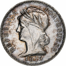 Portugal, Escudo, 1915, Silver, AU(50-53), KM:564