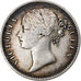 INDIA-BRITISH, Victoria, Rupee, 1840, Calcutta, Silver, VF(30-35), KM:457.1