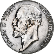 Liechtenstein, Prince John II, 5 Kronen, 1910, Silver, EF(40-45), KM:4