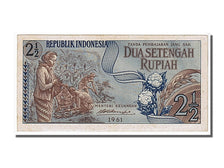 Biljet, Indonesië, 2 1/2 Rupiah, 1961, NIEUW
