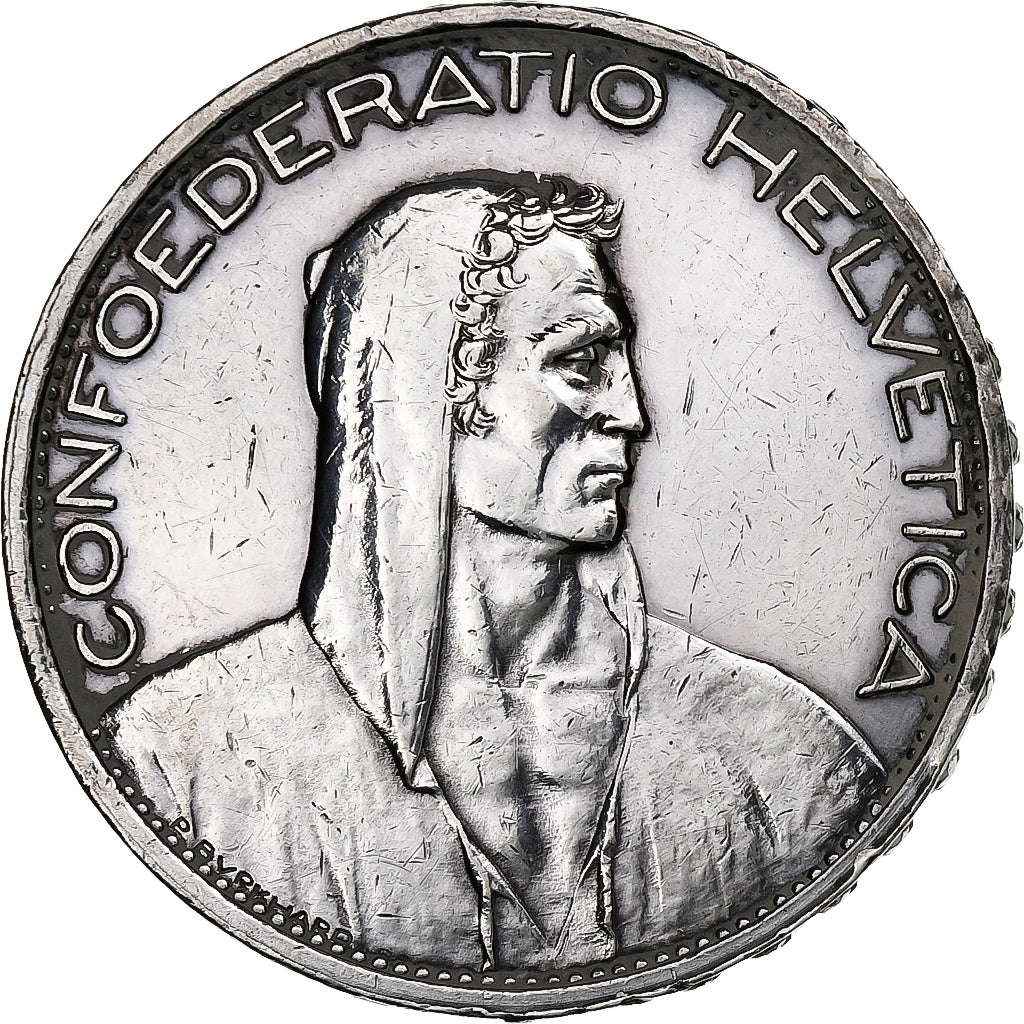 Suisse, 5 Francs, 1924, Bern, Argent, TTB+, KM:38