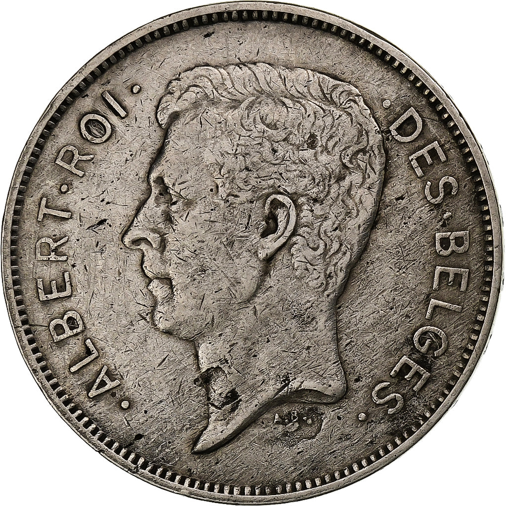 Belgium, Albert I, 20 Francs, 20 Frank, 1932, Nickel, VF(30-35), KM:101.1