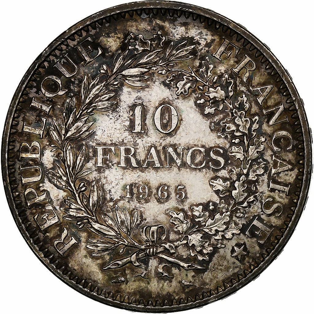 France, 10 Francs, Hercule, 1965, Paris, Silver, EF(40-45), Gadoury:813, KM:932