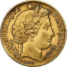 France, 10 Francs, Cérès, 1851, Paris, Gold, AU(50-53), Gadoury:1012, KM:770