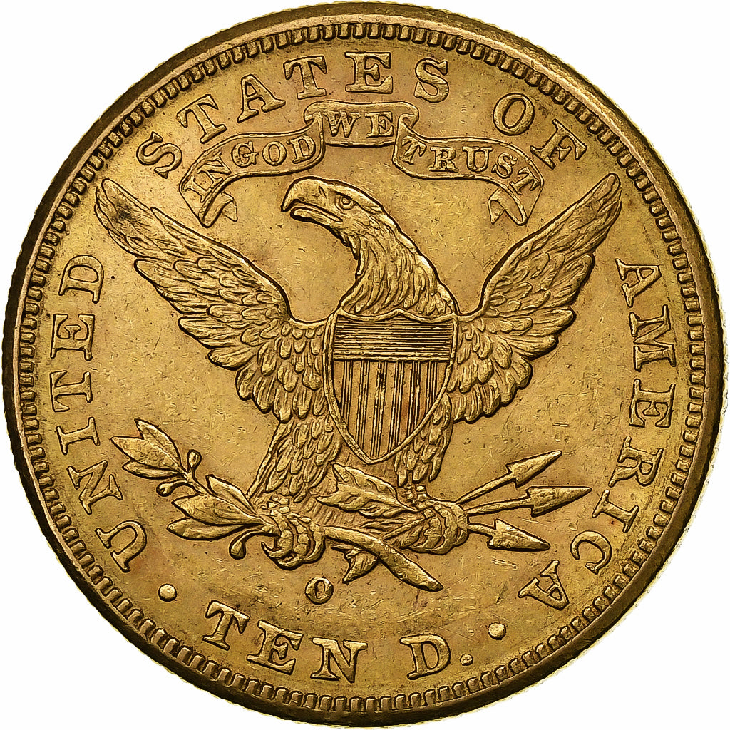 Estados Unidos da América, 10 Dollars, Coronet Head, 1897, New Orleans