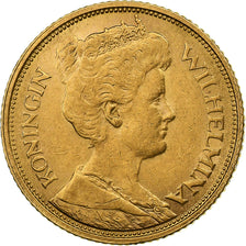 Netherlands, Wilhelmina I, 5 Gulden, 1912, Gold, EF(40-45), KM:151