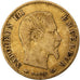 França, Napoleon III, 5 Francs, 1860, Paris, Dourado, VF(30-35), Gadoury:1001