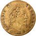Francia, Napoleon III, 5 Francs, 1864, Paris, Oro, MB+, KM:803.1