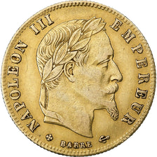 France, Napoléon III, 5 Francs, 1867, Strasbourg, Or, TTB, Gadoury:1002