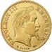 Francia, Napoleon III, 10 Francs, 1866, Strasbourg, Oro, MBC+, Gadoury:1015