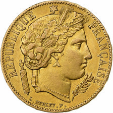 França, 20 Francs, Cérès, 1849, Paris, Dourado, AU(55-58), Gadoury:1059
