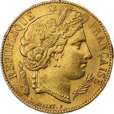 Francia, 20 Francs, Cérès, 1851, Paris, Oro, EBC, Gadoury:1059, KM:762
