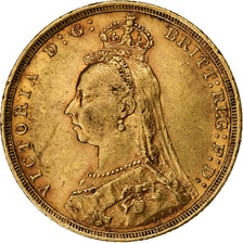 Australien, Victoria, Sovereign, 1893, Sydney, Gold, SS, KM:10