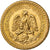 México, 2-1/2 Pesos, 1945, Mexico City, Dourado, AU(55-58), KM:463